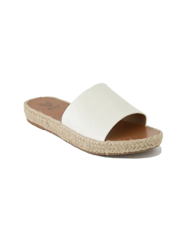 MELANIE-05 Slip-On Espadrille Slides White-Sandals-BEAST FASHION-A RUN-White-Urbanheer