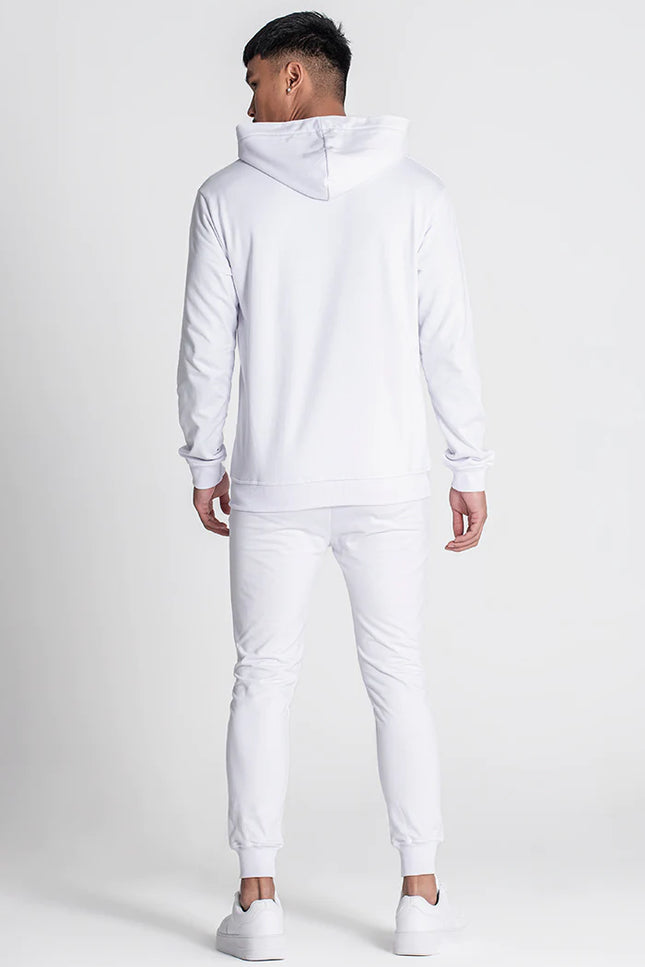 White Essential Micro Hoodie Jacket-Gianni Kavanagh-Urbanheer