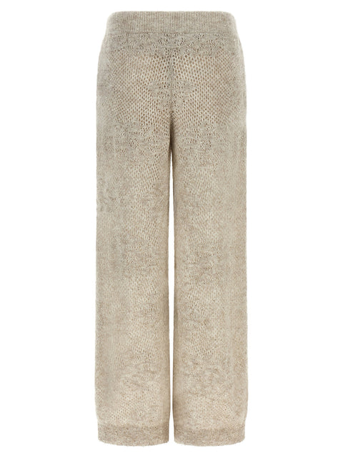 Brunello Cucinelli Dazzling Abstact Leaf Pants