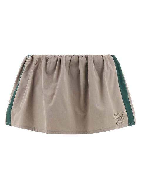 Miu Miu Old Twill Skirt