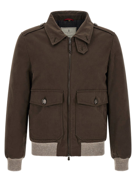 Brunello Cucinelli Waterproof Bomber Jacket