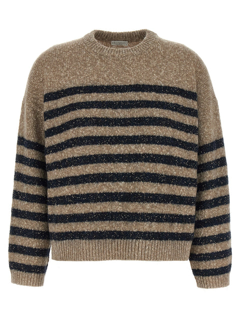 Brunello Cucinelli Dazzling Stripes Sweater