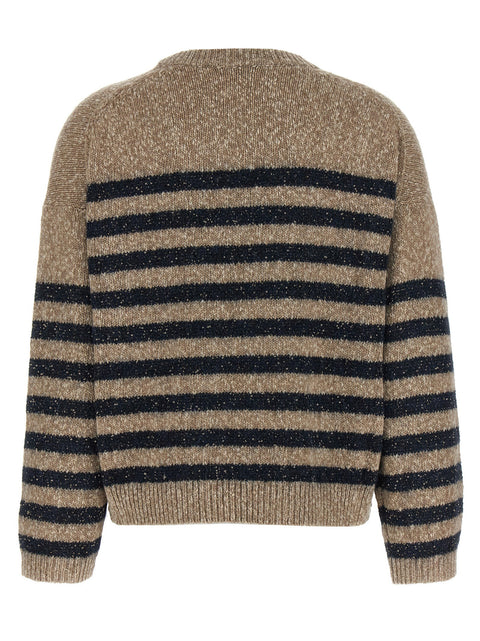 Brunello Cucinelli Dazzling Stripes Sweater