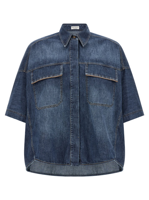 Brunello Cucinelli Lightweight Denim Shirt