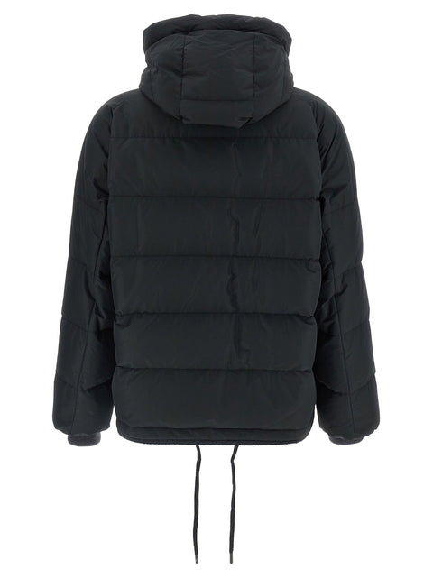 Brunello Cucinelli Down Jacket With Knit And Jewel Details