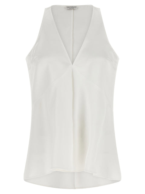 Brunello Cucinelli Top Twill Fluid