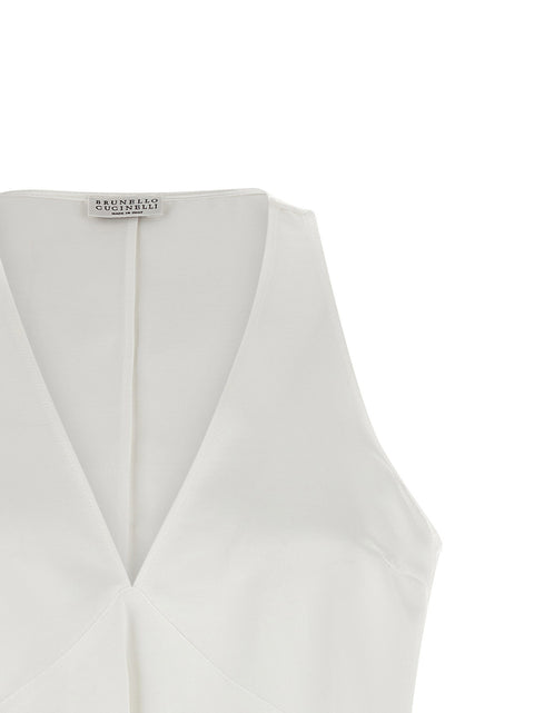Brunello Cucinelli Top Twill Fluid