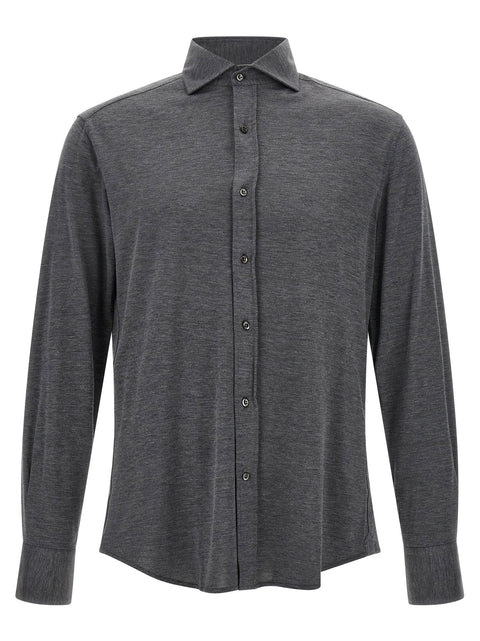 Brunello Cucinelli Cotton And Silk Shirt