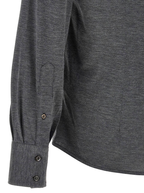 Brunello Cucinelli Cotton And Silk Shirt