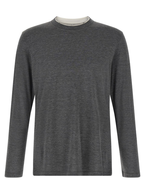 Brunello Cucinelli Silk And Cotton T-shirt