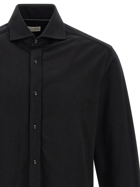 Brunello Cucinelli French Collar Shirt