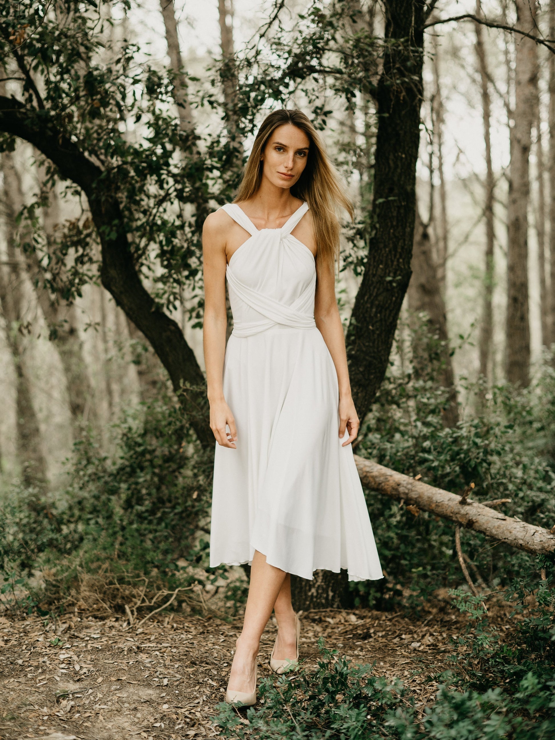 MIDI DRESS NOVIA-MULTIDRESS-Ceylan Bcn-IVORY-ÚNICA-Urbanheer
