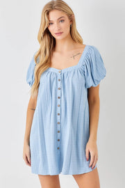 MINI DRESS - Regular Size-Dress-Baevely by Wellmade USA-S-Denim-Urbanheer