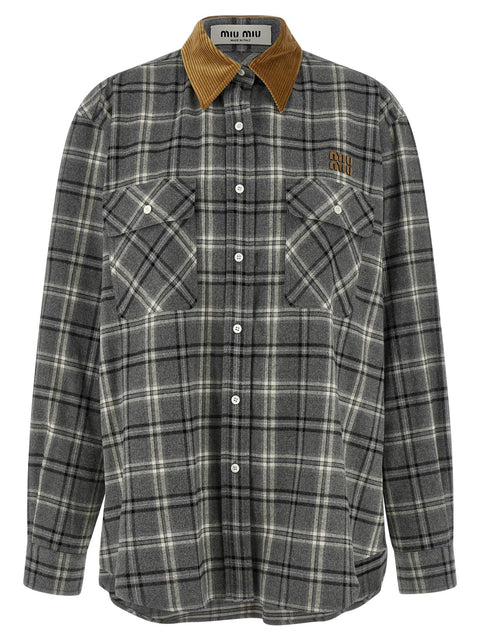 Miu Miu Check Shirt