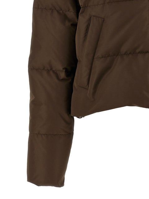 Miu Miu Pongé Tec Down Jacket