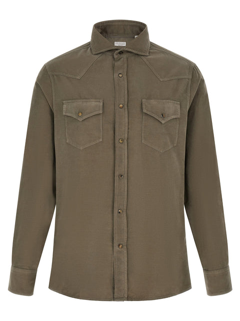 Brunello Cucinelli Corduroy Shirt