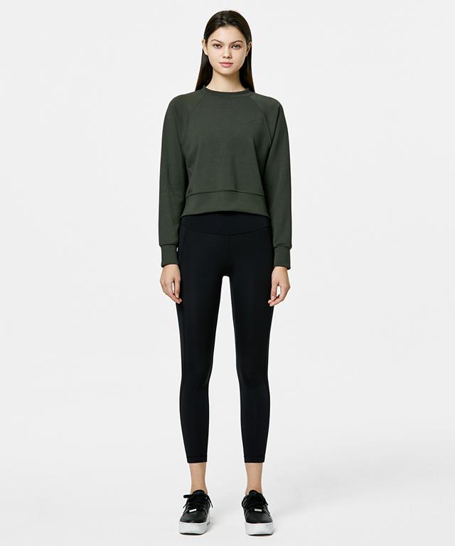 Tourjours Crop Sweat-Green Apple-2-Wine-Urbanheer