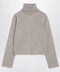 MM6 Maison Margiela Beige wool blend turtleneck sweater