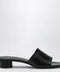 MM6 Maison Margiela Black Anatomic sandals with low heel