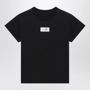 MM6 Maison Margiela Black T-shirt with Numeric Signature patch