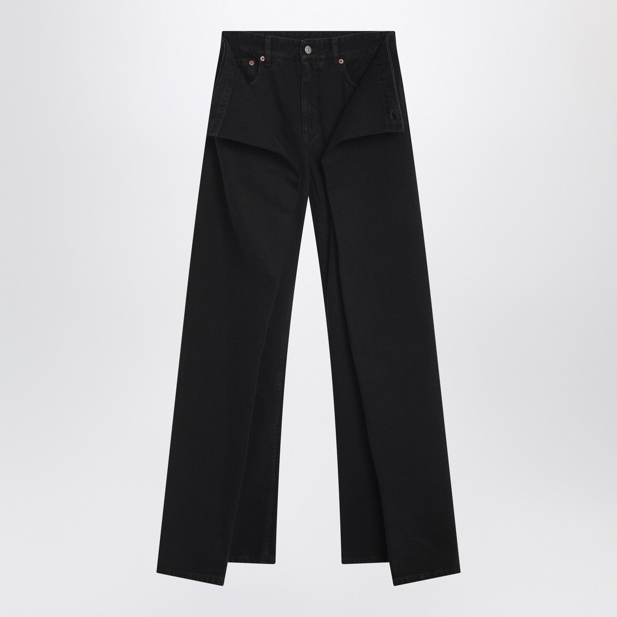 MM6 Maison Margiela Black panelled jeans