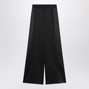 MM6 Maison Margiela Black satin palazzo pants