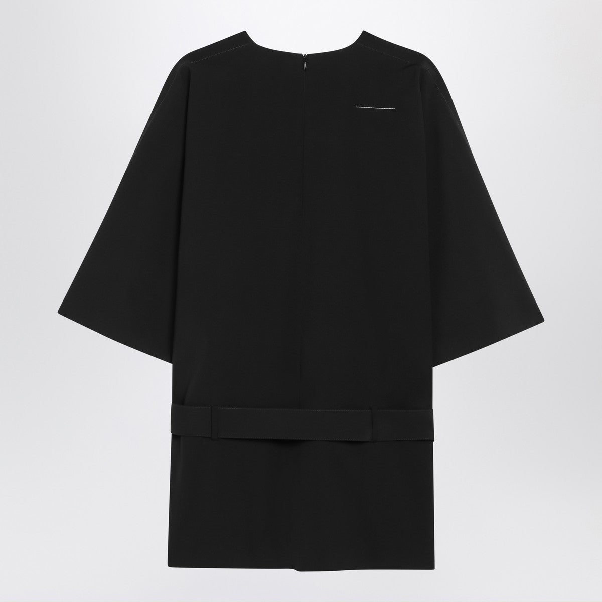 MM6 Maison Margiela Black wool-blend mini dress