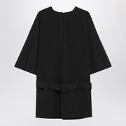 MM6 Maison Margiela Black wool-blend mini dress