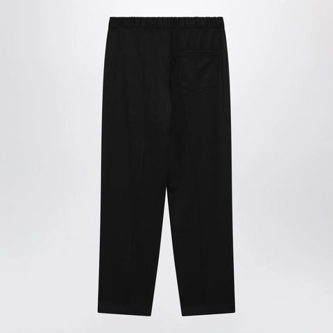 MM6 Maison Margiela Black wool-blend trousers