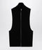 MM6 Maison Margiela Black wool zip vest