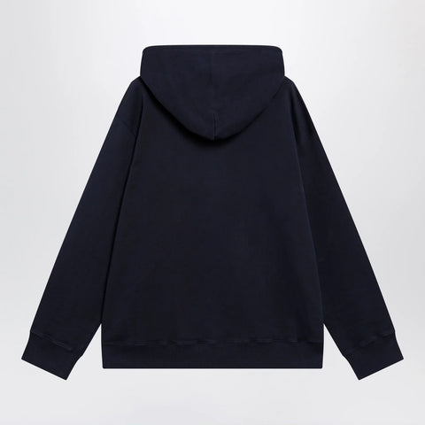 MM6 Maison Margiela Navy blue cotton hoodie