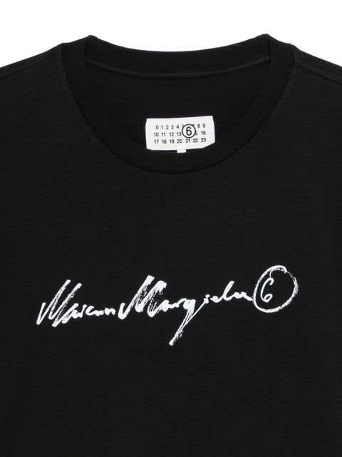 MM6 Maison Margiela T-shirts and Polos BLACK