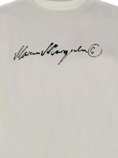 MM6 Maison Margiela T-shirts and Polos WHITE