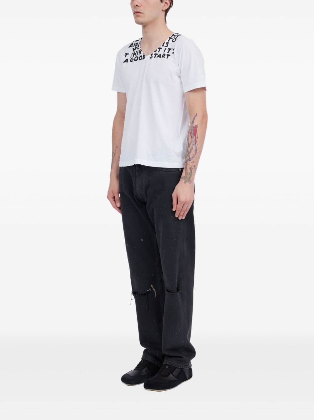 MM6 Maison Margiela T-shirts and Polos White-Topwear-MM6 Maison Margiela-S-Urbanheer
