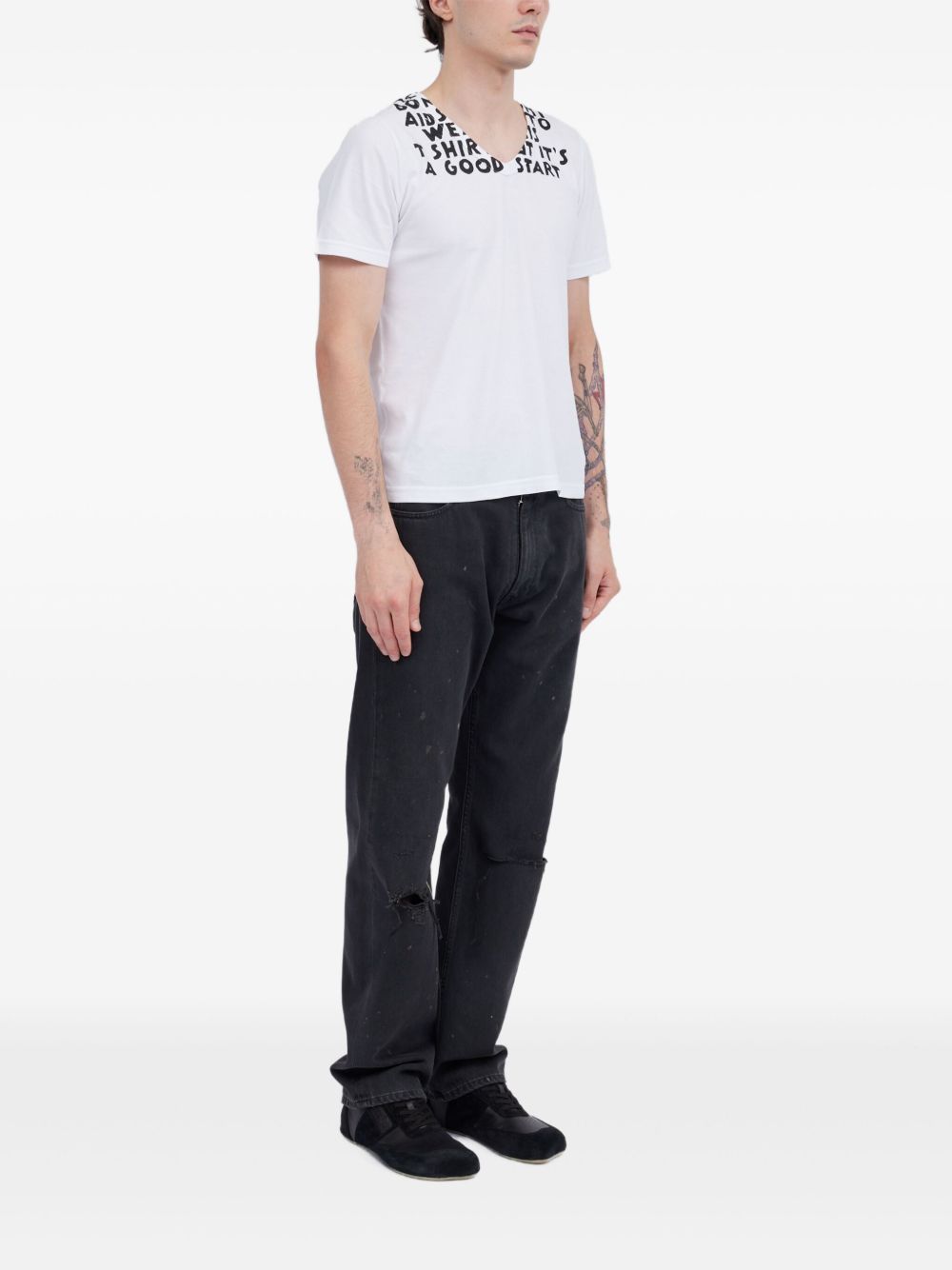 MM6 Maison Margiela T-shirts and Polos White-Topwear-MM6 Maison Margiela-S-Urbanheer