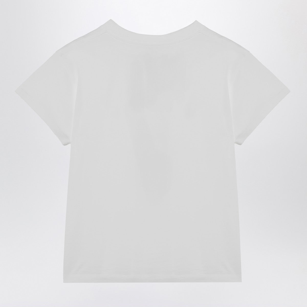 MM6 Maison Margiela White T-shirt with Numeric Signature patch