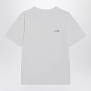 MM6 Maison Margiela White T-shirt with Numeric patch