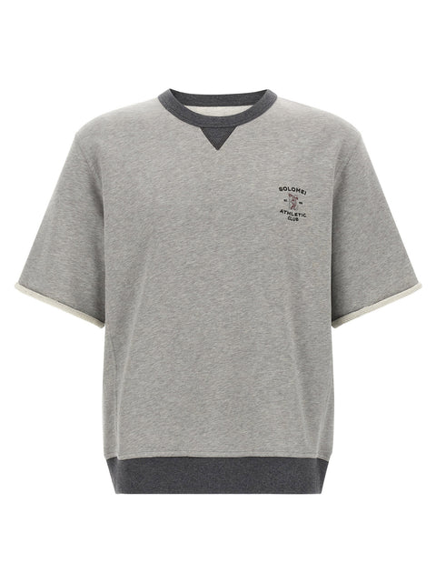 Brunello Cucinelli Solomei Athletic Club Embroidered Sweatshirt