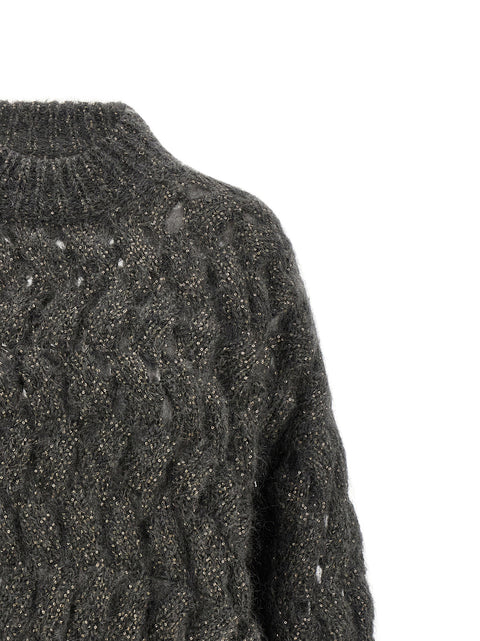 Brunello Cucinelli Dazzling Waves Sweater