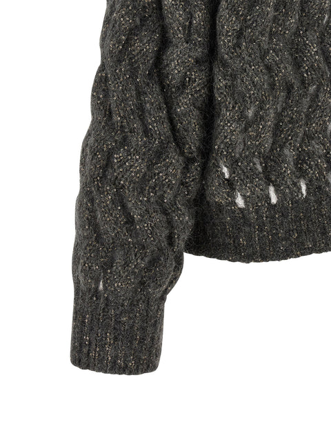 Brunello Cucinelli Dazzling Waves Sweater