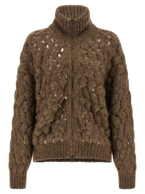 Brunello Cucinelli Dazzling Waves Cardigan