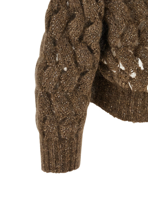 Brunello Cucinelli Dazzling Waves Cardigan