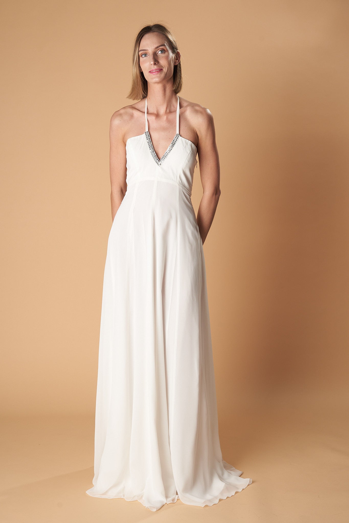 MÓNACO-VESTIDOS LARGOS-Ceylan Bcn-BLANCO-XS-Urbanheer