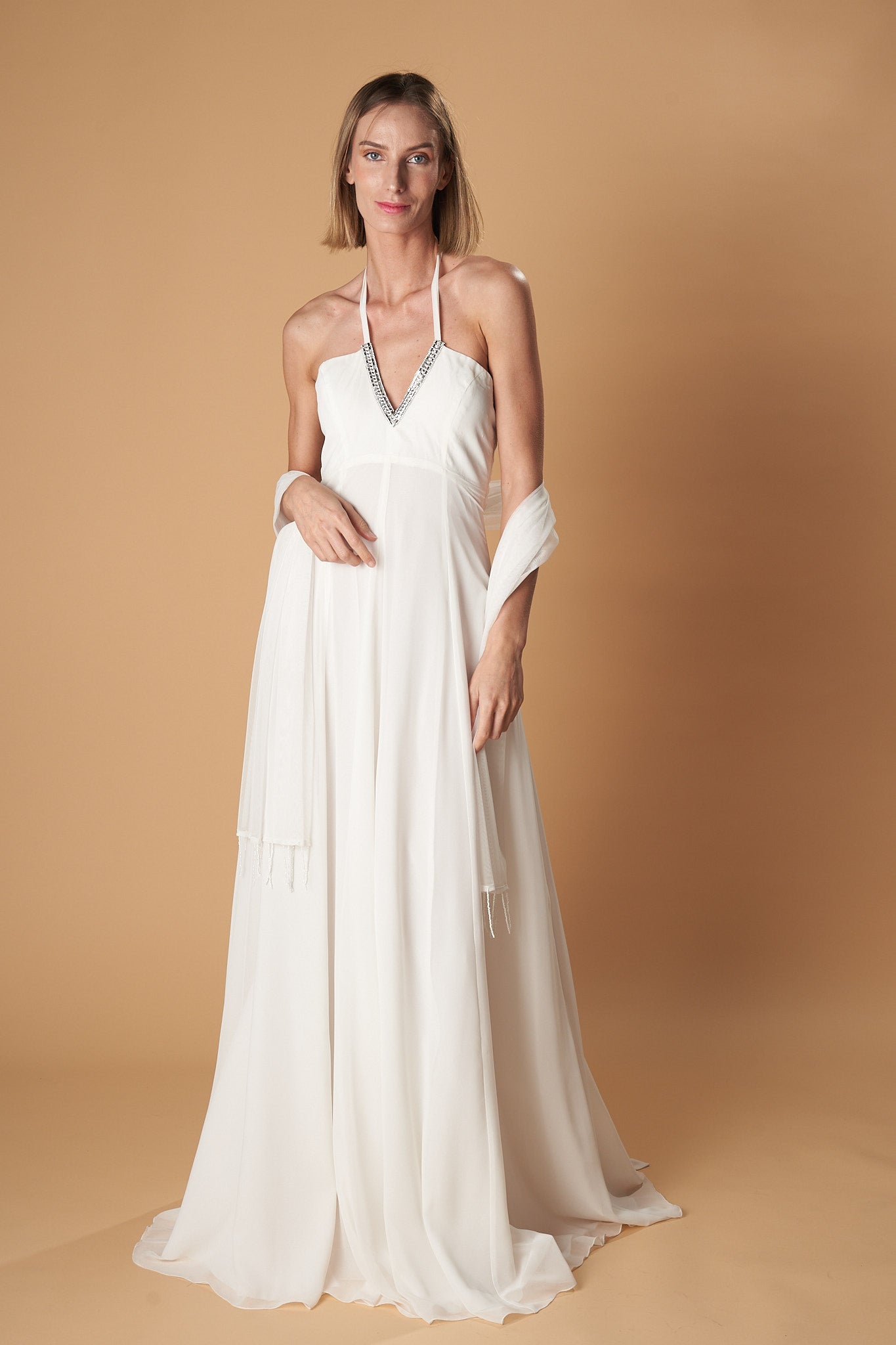MÓNACO-VESTIDOS LARGOS-Ceylan Bcn-BLANCO-XS-Urbanheer