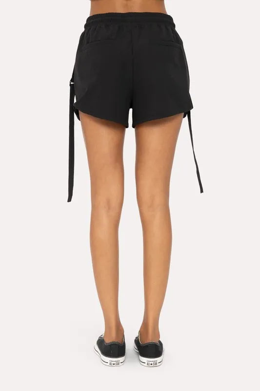 MONO B Flexstrap Ripstop Drawstring Shorts-Mono B-BLACK-L-Urbanheer