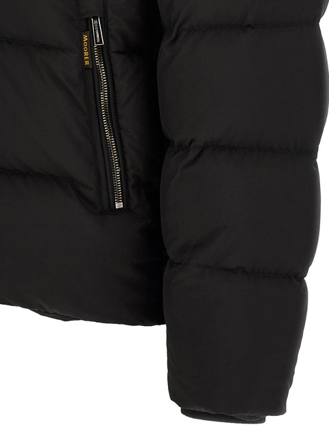 Moorer Brett Bomber Jacket - Acqua Line