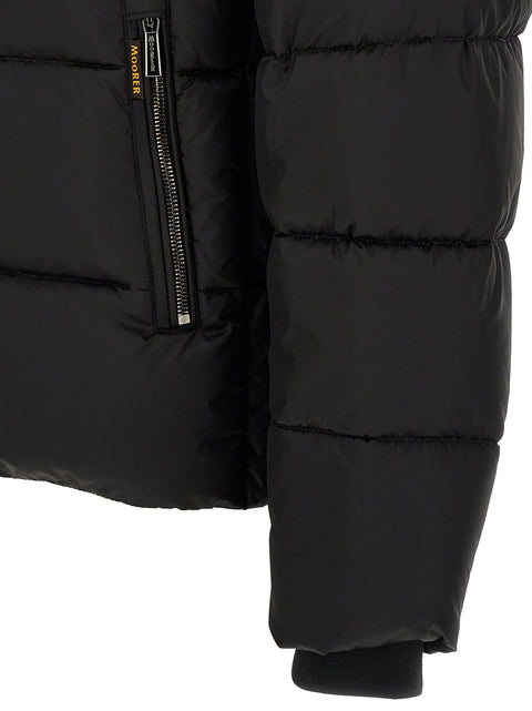 Moorer Brett Bomber Jacket - Acqua Line