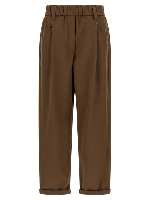 Brunello Cucinelli Baggy Pull-on Pants