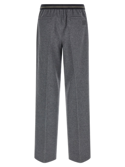 Miu Miu Velour Wool Pants