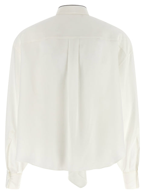 Brunello Cucinelli Shiny Collar Shirt